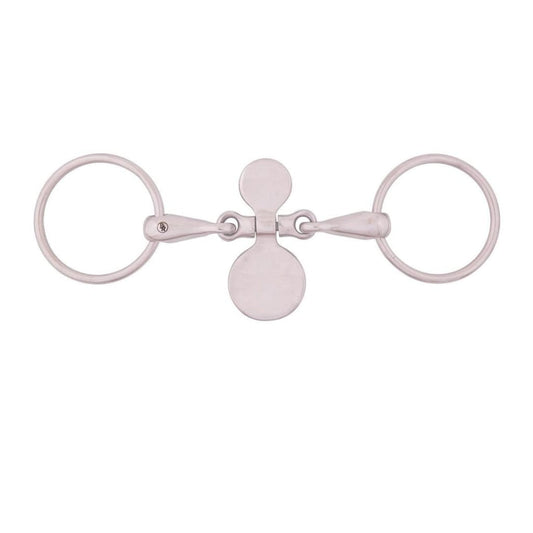 Boomerang Equestrian - BR Double Jointed Closed Spoon Tongue Bit