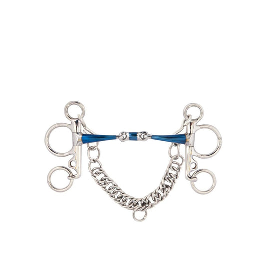 Boomerang Equestrian - BR Double Jointed Pelham Sweet Iron