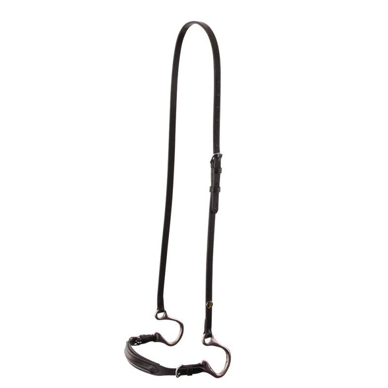 BR Kineton Noseband Black - FULL / BLACK/SILVER - Noseband