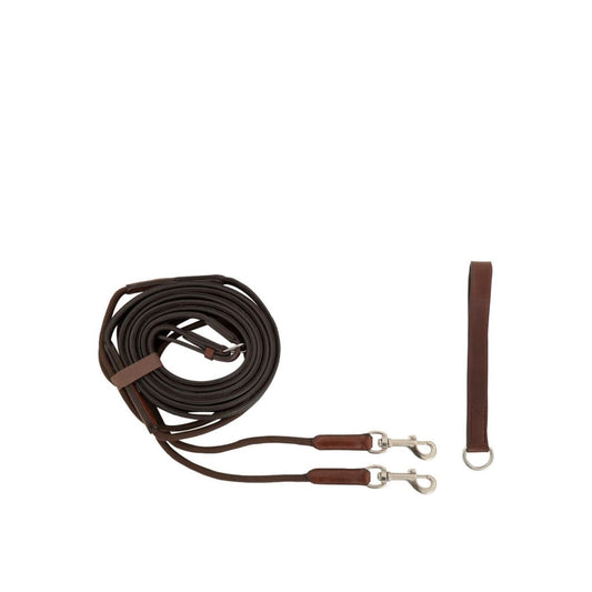 Boomerang Equestrian - BR Norwich Draw Reins With Cord