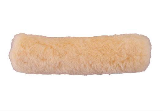 Beige noseband sleeve on a white background