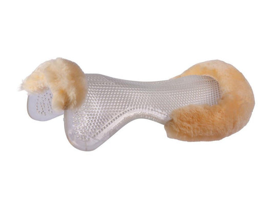 Boomerang Equestrian - BR Acavallo Soft Gel Pad Transparent with Natural Sheepskin
