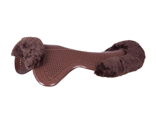 Boomerang Equestrian - BR Acavallo Soft Gel Pad Brown With Brown Sheepskin