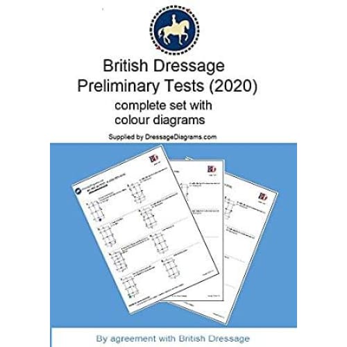 Boomerang Equestrian - British Dressage Preliminary Test Set Book