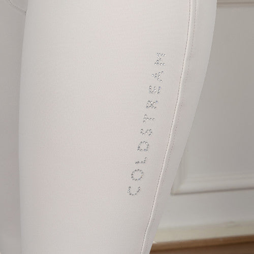 Close-up of a white product with 'Coldstream' branding on a light background
