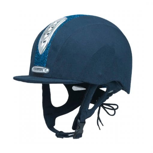 Champion Junior X-Air Dazzle Plus Helmet Navy - helmet