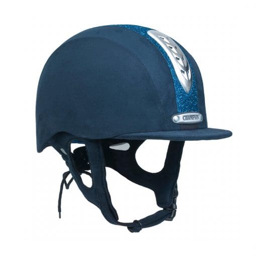 Champion Junior X-Air Dazzle Plus Helmet Navy - helmet