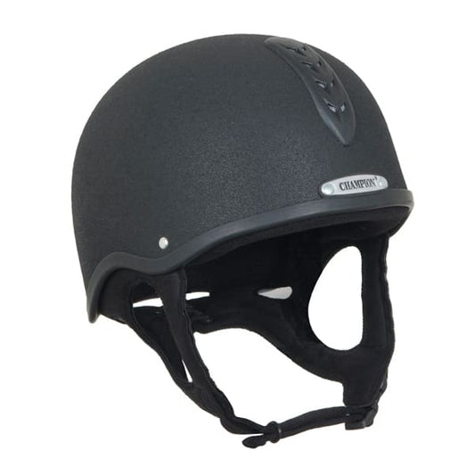 Boomerang Equestrian - Champion Junior X-Air Plus Jockey Helmet/Skull Black