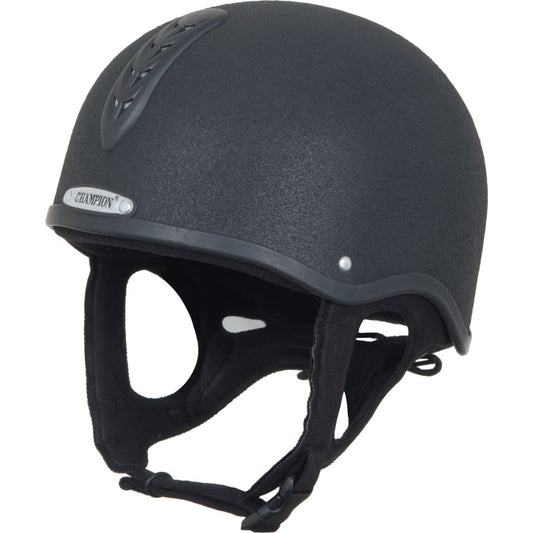 Boomerang Equestrian - Champion Junior X-Air Plus Jockey Helmet/Skull Black