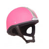 Champion Ventair Deluxe Jockey Helmet Pink/Silver - helmet