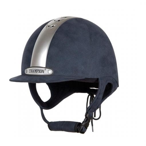 Champion Ventair Peaked Riding Hat Navy - helmet