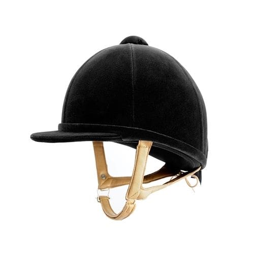 Charles Owen XP Showjumper Riding Hat Black - helmet