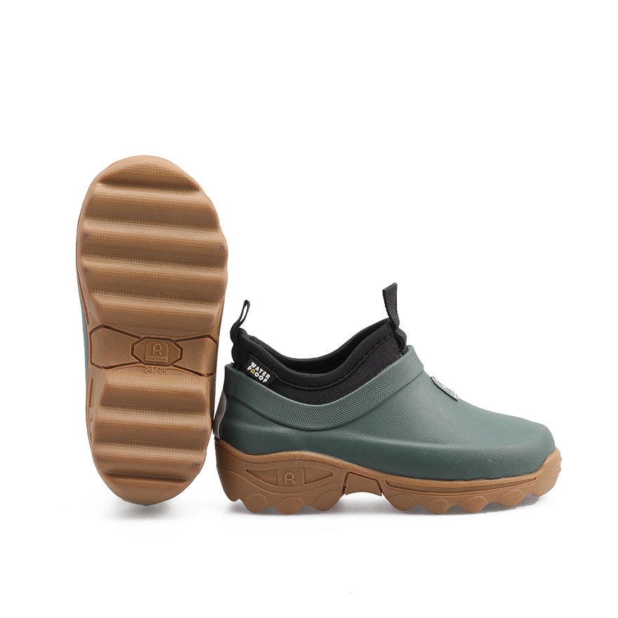Rouchette Clean Kids Ankle Boots Green