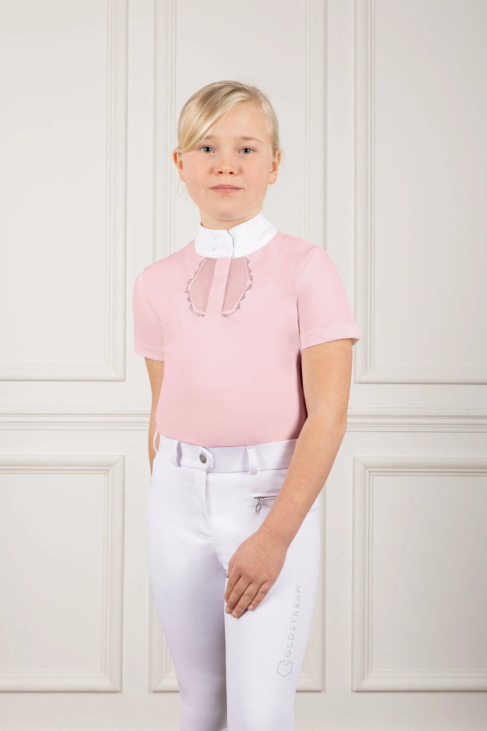 Coldstream Lanark Show Shirt Blush Pink