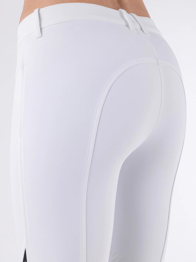 White riding pants on a white background