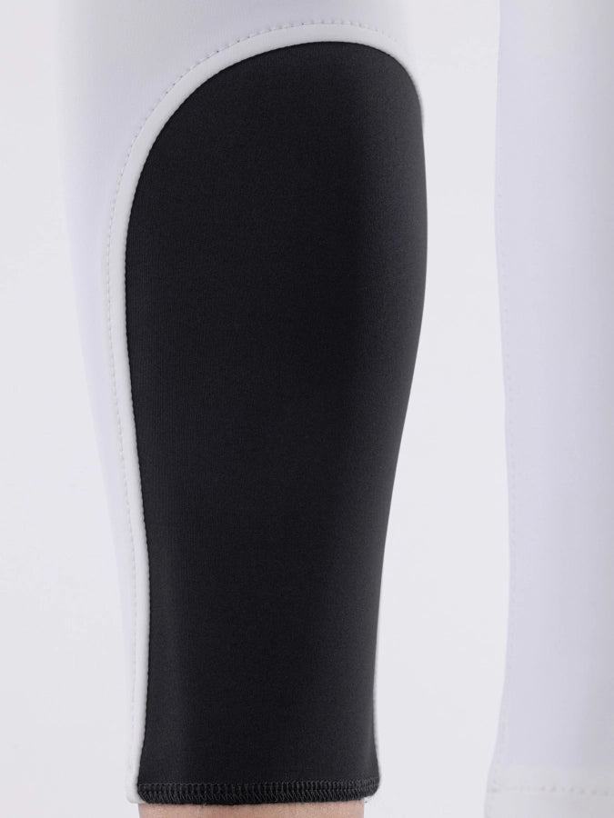 Black sock bottom on a white background