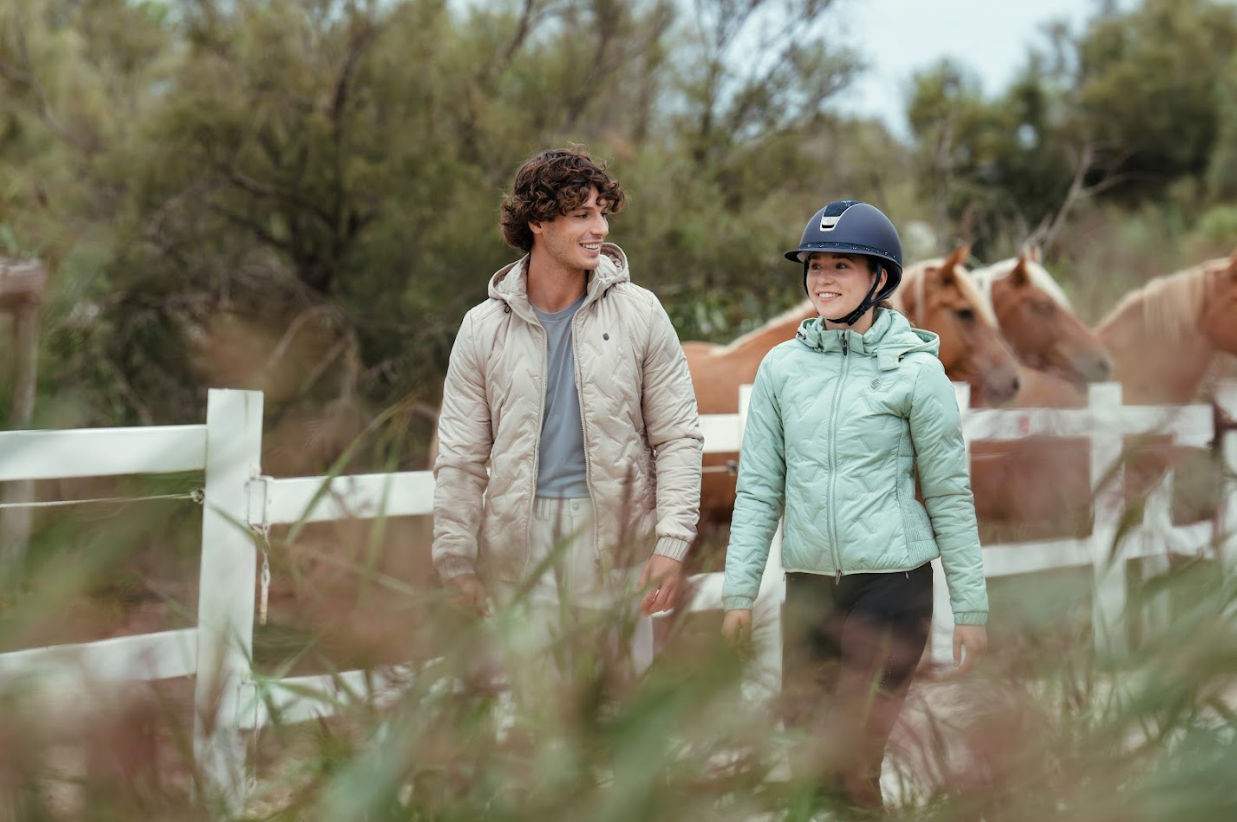 Boomerang Equestrian - Samshield Ladies Puffer Jacket Davos Pistaccio