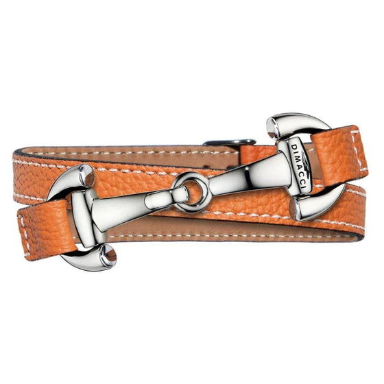 Dimacci Ladies Alba Bracelet Orange/Stainless Steel Clasp - Bracelet
