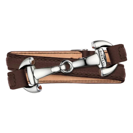 Boomerang Equestrian - Dimacci Ladies Ascot Bracelet Mocha/Stainless Steel Clasp