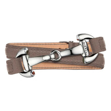  Dimacci Ladies Ascot Bracelet Taupe/Stainless Steel Clasp - Bracelet