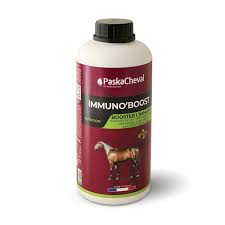 PaskaCheval Immuno Boost supplement bottle on a white background