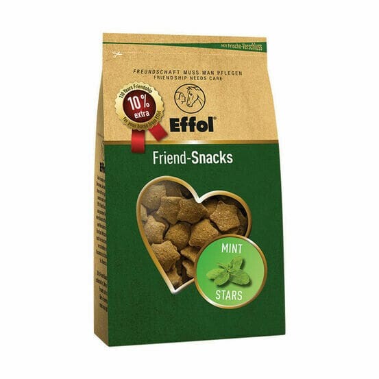 Boomerang Equestrian - Effol Friend Snacks Mint Stars 550 g