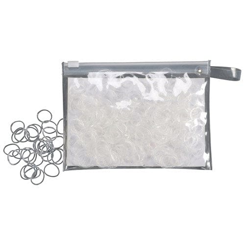 EFFOLL NON-SNAP PLAITING BANDS CLEAR - Plaiting Bands