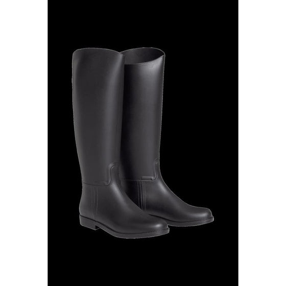 ELT Star Long Rubber Riding Boot Black - Riding Boots