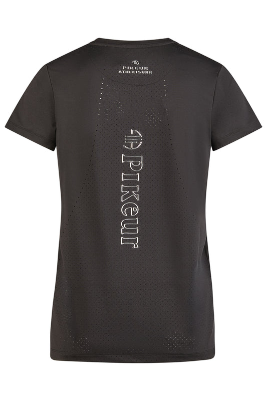 Black T-shirt on a white background