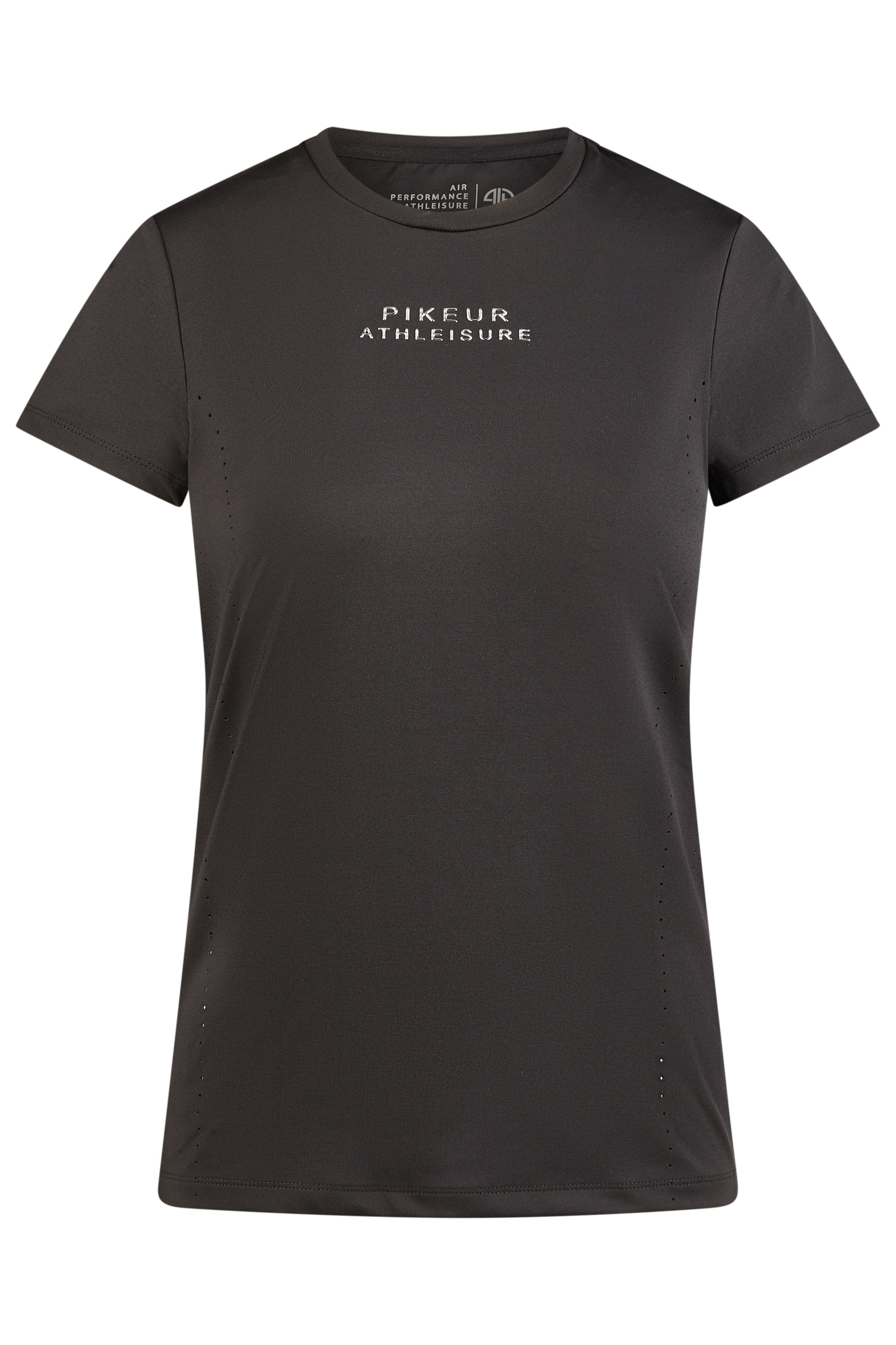 Black T-shirt on a white background