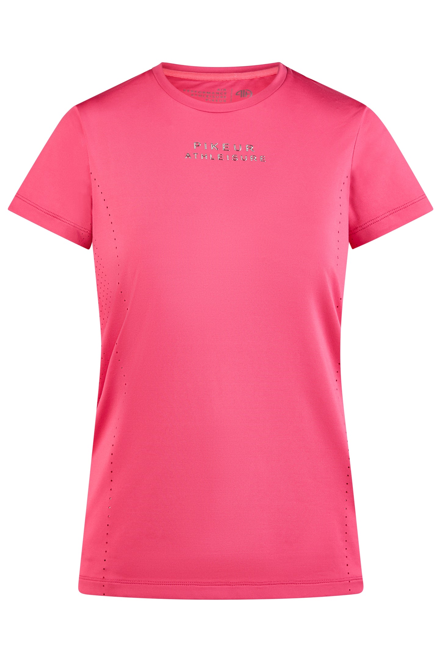 Pink T-shirt on a white background