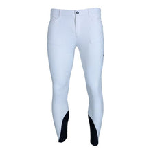  Eqode Men’s Knee Grip Breeches Davis White - Men’s Breeches