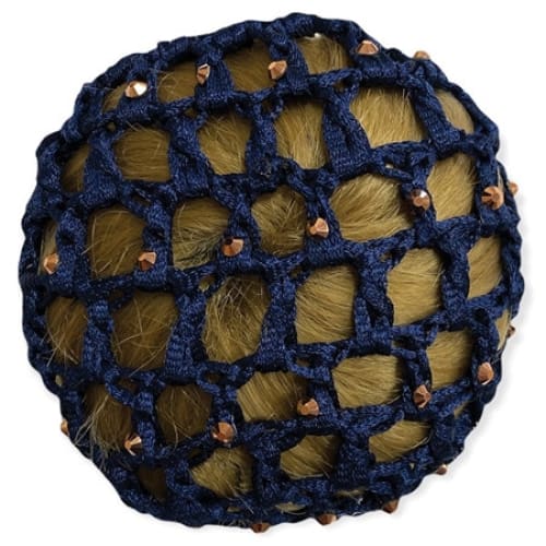 Boomerang Equestrian - Equetech Rose Gold Crystal Bun Net