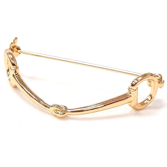 Boomerang Equestrian - Equetech Snaffle Stock Pin Gold
