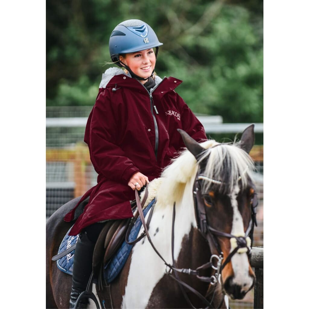 Boomerang Equestrian - Equicoat Pro Adult Long Coat Burgundy