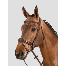 Equiline Bridle & Reins With Removable Flash Noseband Brown - COB / BROWN - Bridle