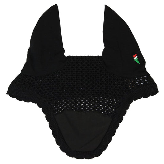 Boomerang Equestrian - Equiline Earnet Kim With Embroidery Patch Black