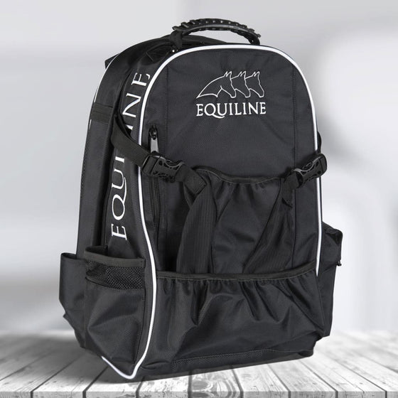 Equiline Grooms Backpack Nathan Black - BLACK / ONESIZE - Backpack