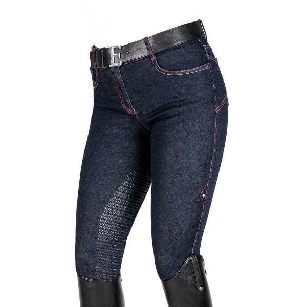 Equiline Heio Ladies Denim Half Grip Breeches - Ladies Breeches