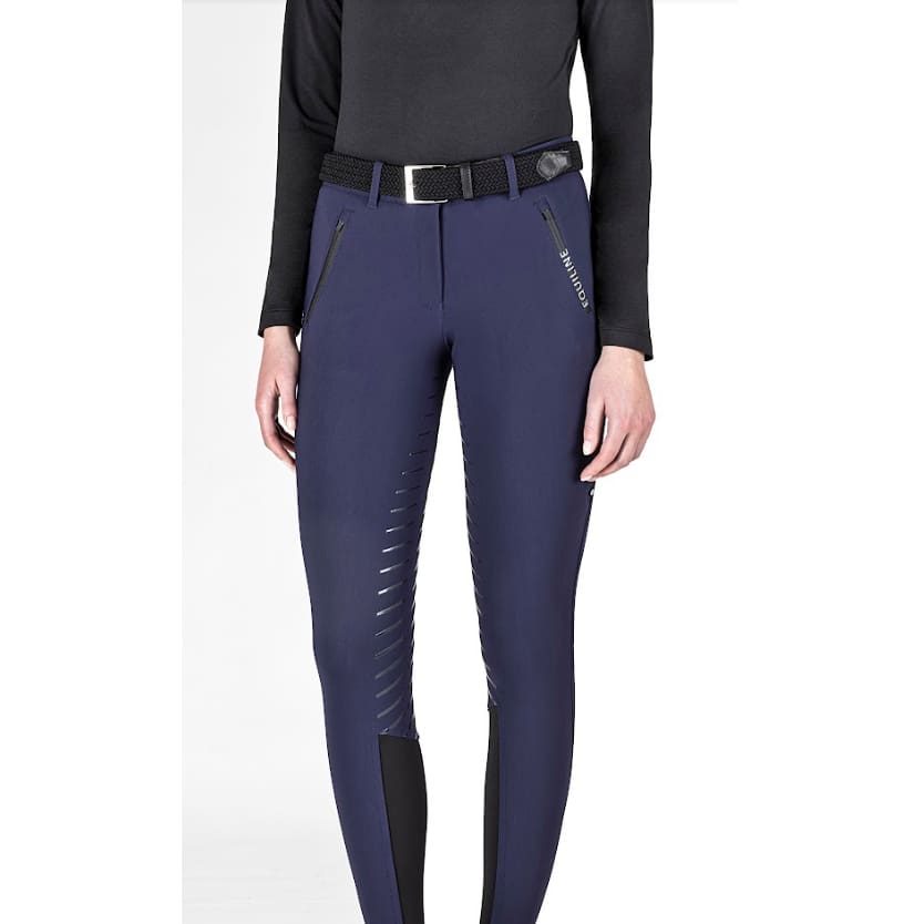 EQUILINE LADIES FULL GRIP HW BREECHES CHOICEFH COBALT 38