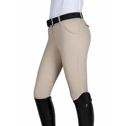 Boomerang Equestrian - Equiline Ladies Knee Patch Breeches Boston Beige