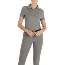  EQUILINE LADIES SS POLO SHIRT ELLAE GREY FRONT S