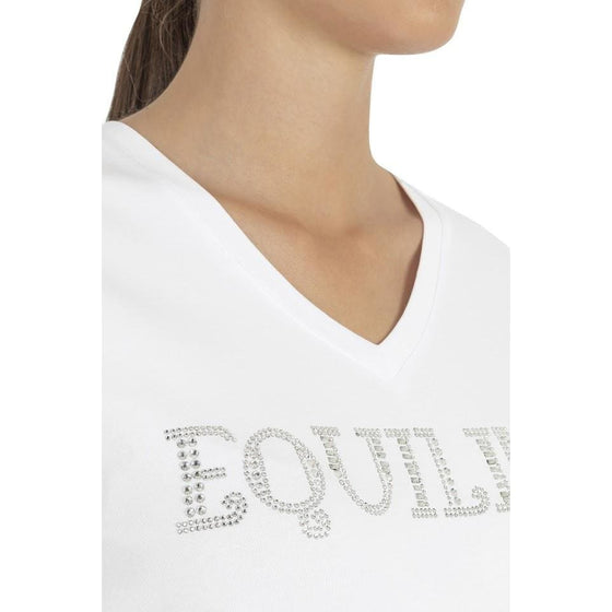 Equiline Ladies T-Shirt GenesisG White - Ladies T Shirt