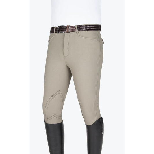 Boomerang Equestrian - Equiline Men's Knee Patch Breeches Grafton Beige