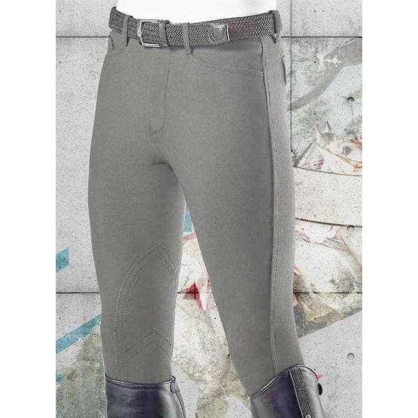 Boomerang Equestrian - Equiline Men's Knee Patch Breeches Grafton Grey Rock