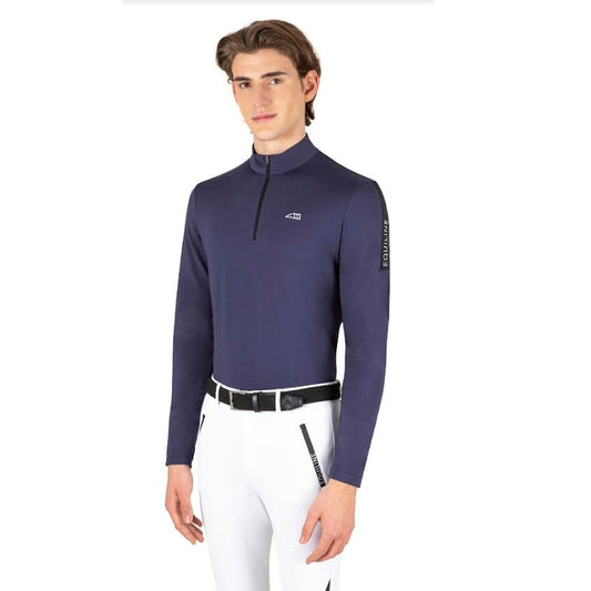 EQUILINE MENS SECOND SKIN SHIRT CESKO COBALT S