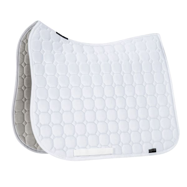 Boomerang Equestrian - Equiline Octagon Saddle Pad Dressage White