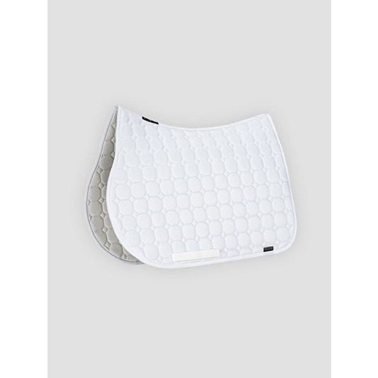 Boomerang Equestrian - Equiline Octagon Saddle Pad White