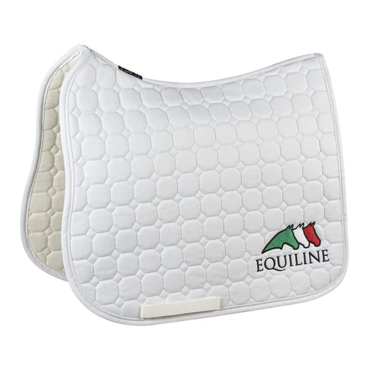 Boomerang Equestrian - Equiline Octagone Team Collection Saddlepad White