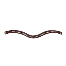  Equiline U-Shaped Browband With Strass Brown - BB0425 - FULL / BROWN - Browband